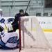 Pioneer sophomore William Rudberg watches his shot go in the net in the first period of the game against Livonia Stevenson on Tuesday, March 5. Daniel Brenner I AnnArbor.com